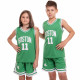 Форма баскетбольна дитяча NBA клуб Boston Celtics 11 6354 S-2XL зелений-білий