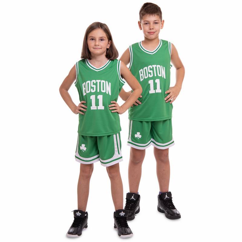 Форма баскетбольна дитяча NBA клуб Boston Celtics 11 6354 S-2XL зелений-білий