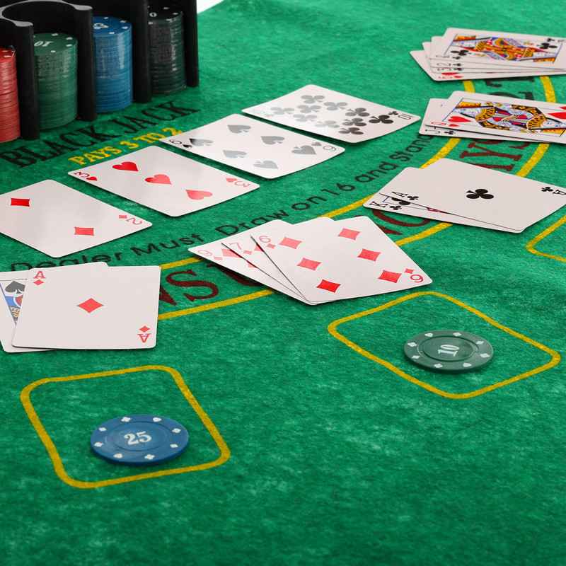 Набір для покеру в металевій коробці Poker game set SP-Sport 6613K 300 фішок
