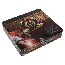 Набір для покеру в металевій коробці Poker game set SP-Sport 6615K 500 фішок