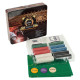 Набір для покеру в металевій коробці Poker game set SP-Sport 6615K 500 фішок
