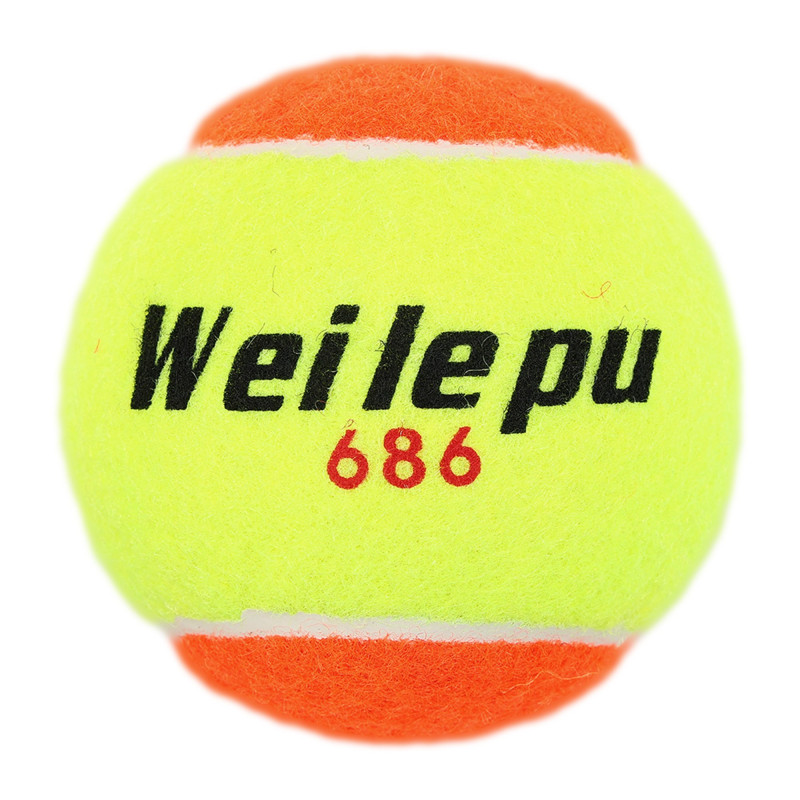 М'ячі для великого тенісу WEILEPU 662 3шт салатовий-помаранчевий