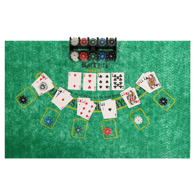 Набір для покеру в металевій коробці Poker game set SP-Sport 6620H 200 фішок