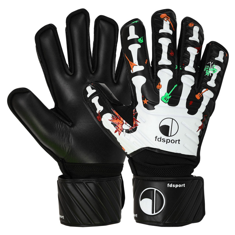 Рукавиці воротарські дитячі із захистом пальців FDSPORT 700-1 розмір 5-8 кольори в асортименті