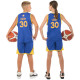 Форма баскетбольна дитяча NBA клуб Golden state warriors 30 7354 S-2XL синій-жовтий