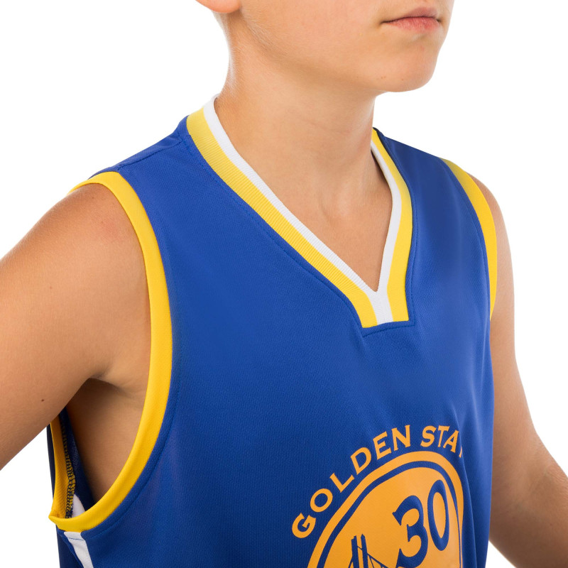 Форма баскетбольна дитяча NBA клуб Golden state warriors 30 7354 S-2XL синій-жовтий