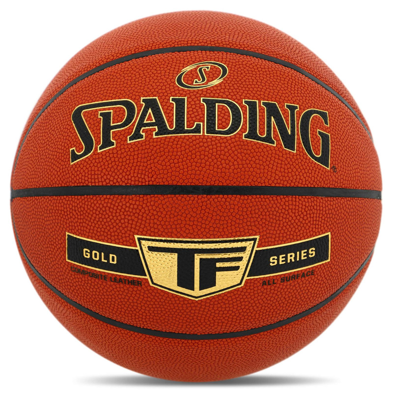 М'яч баскетбольний SPALDING TF GOLD 76857Z розмір 7 помаранчевий