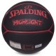 М'яч баскетбольний SPALDING HIGHLIGHT 76868Y розмір 7 чорний