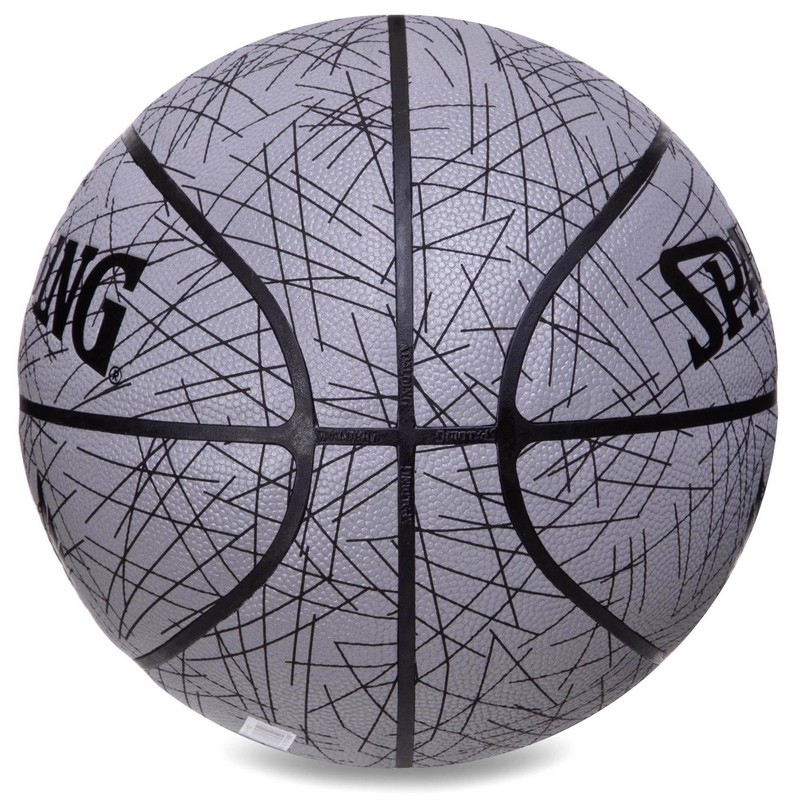 М'яч баскетбольний SPALDING TREND LINES 76911Y розмір 7 сірий