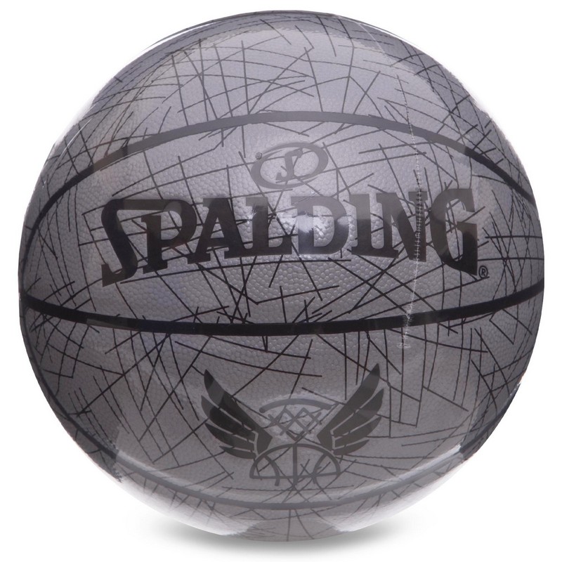 М'яч баскетбольний SPALDING TREND LINES 76911Y розмір 7 сірий
