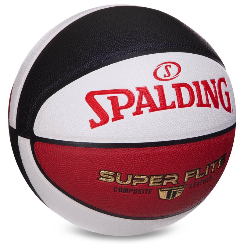 М'яч баскетбольний SPALDING SUPER FLITE 76929Y розмір 7 білий-червоний
