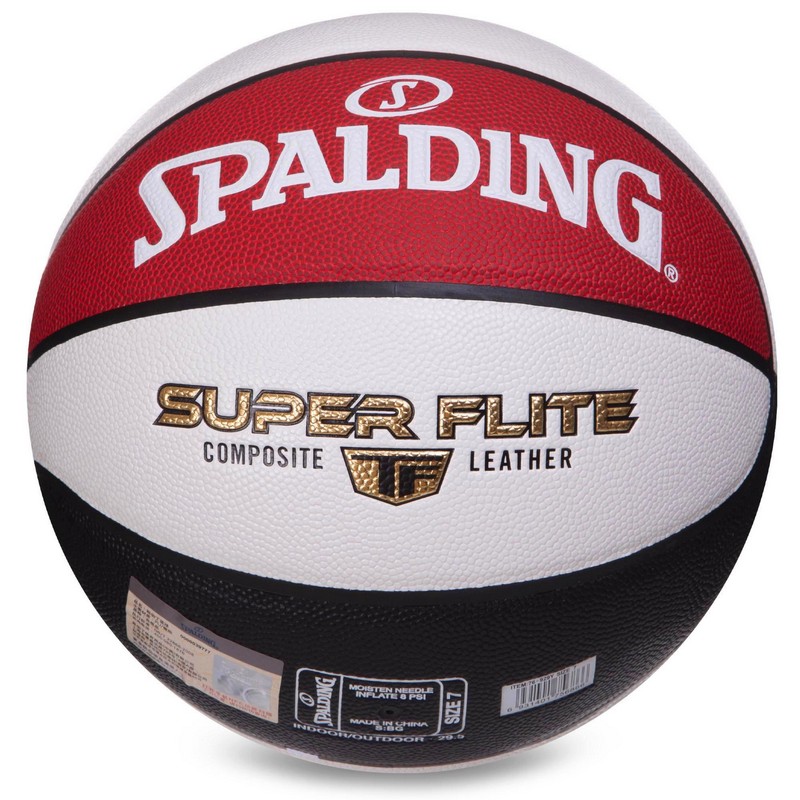 М'яч баскетбольний SPALDING SUPER FLITE 76929Y розмір 7 білий-червоний