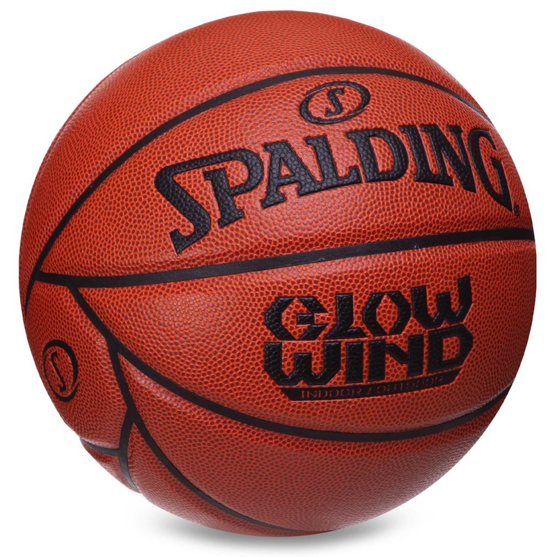М'яч баскетбольний SPALDING GLOW WIND 76993Y розмір 7 помаранчевий