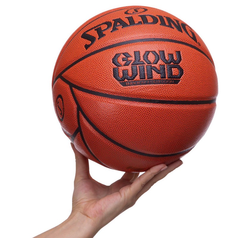 М'яч баскетбольний SPALDING GLOW WIND 76993Y розмір 7 помаранчевий