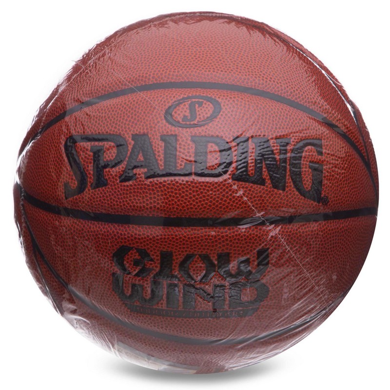 М'яч баскетбольний SPALDING GLOW WIND 76993Y розмір 7 помаранчевий