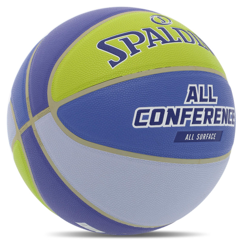 М'яч баскетбольний SPALDING ALL CONFERENCE 77394Y розмір 7 синій-жовтий