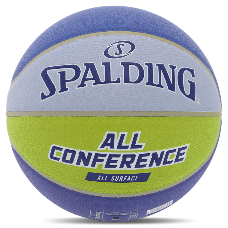 М'яч баскетбольний SPALDING ALL CONFERENCE 77394Y розмір 7 синій-жовтий