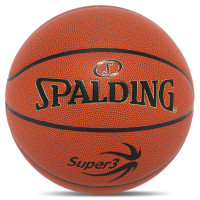 М'яч баскетбольний SPALDING SUPER 3 77747Y розмір 7 коричневий