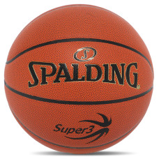 М'яч баскетбольний SPALDING SUPER 3 77747Y розмір 7 коричневий