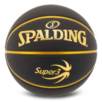 М'яч баскетбольний SPALDING SUPER3 77749Y розмір 7 чорний