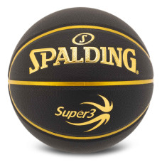 М'яч баскетбольний SPALDING SUPER3 77749Y розмір 7 чорний