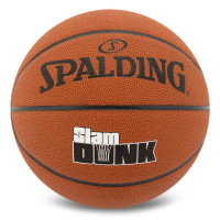 М'яч баскетбольний SPALDING SLAM DUNK 78001Y розмір 7 коричневий