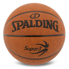 М'яч баскетбольний SPALDING SUPER3 78036Y розмір 7 коричневий