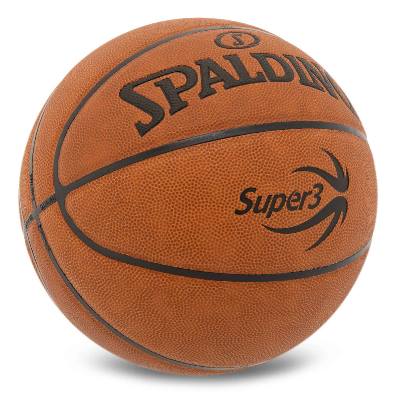 М'яч баскетбольний SPALDING SUPER3 78036Y розмір 7 коричневий