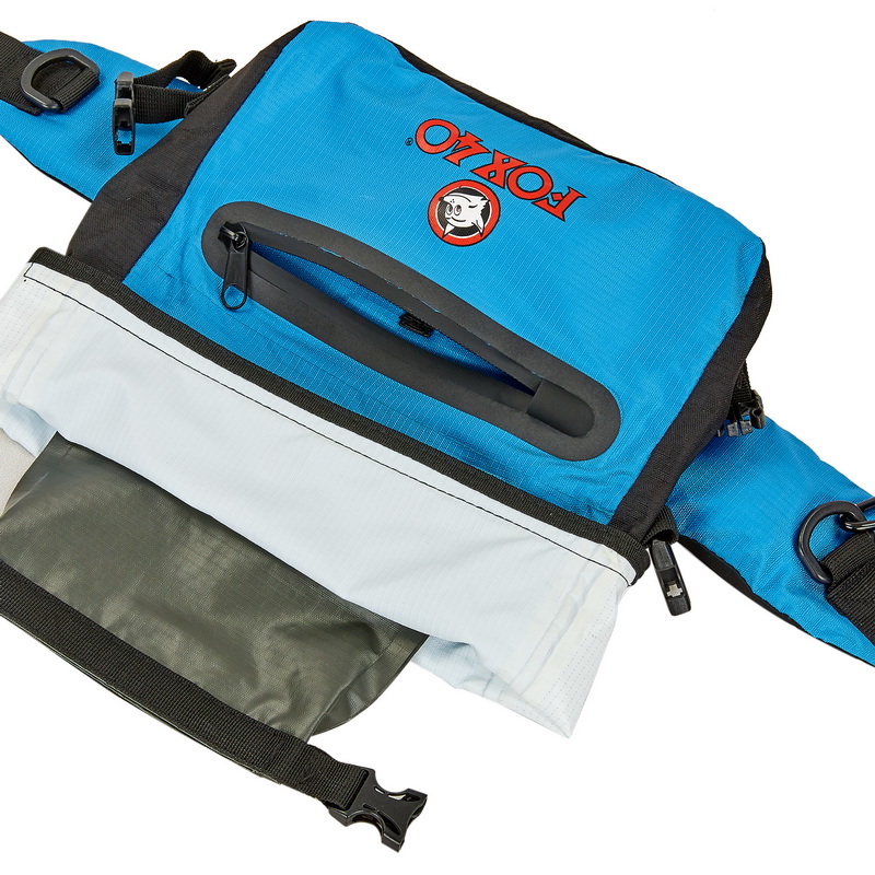 Сумка на пояс спортивна складна водонепроникна DRY BAG BELT PACK FOX40 7928-1310 блакитний