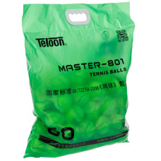 М'ячі для великого тенісу TELOON MASTER-801 801-60 60шт салатовий