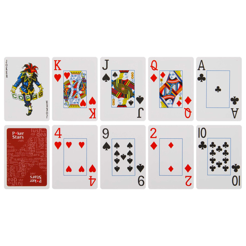Карти гральні пластикові SP-Sport POKER Stars 8018 54 карти