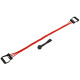 Еспандер трубчастий з ручками з дверним фіксатором SP-Sport  Resistance Band 8021-30-170 30LB d-12мм l-170см червоний