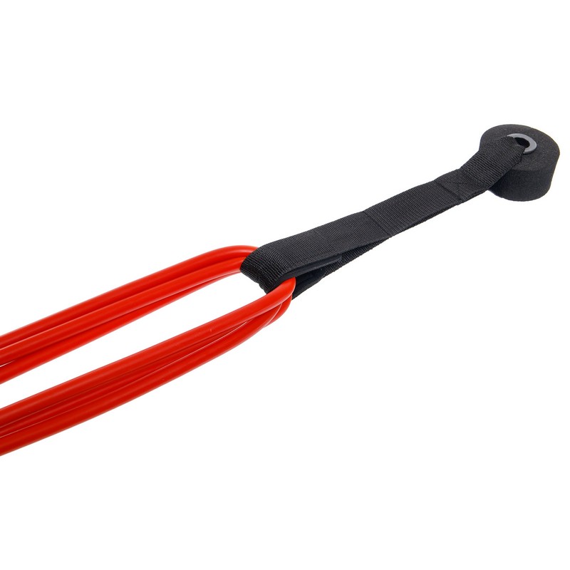 Еспандер трубчастий з ручками з дверним фіксатором SP-Sport  Resistance Band 8021-30-170 30LB d-12мм l-170см червоний