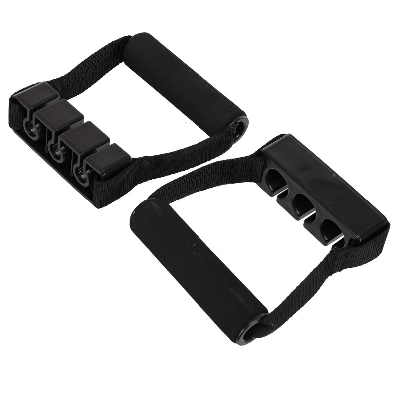 Еспандер трубчастий з ручками SP-Sport Resistance Band 8021-4 навантаження-18кг довжина-75см жовтий