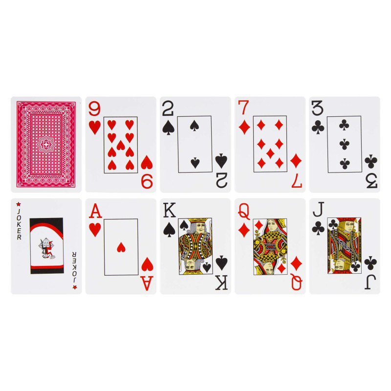 Карти гральні пластикові SP-Sport TEXAS POKER 8026 54 карти