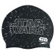 Шапочка для плавання силіконова юніорська SPEEDO JUNIOR SLOGAN PRINT 808386C353 Star Wars чорний-білий