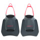 Ласти для тренувань в басейні короткі з відкритою п'ятою SPEEDO BIOFUSE FITNESS 8087669068 розмір 34-48 чорний-рожевий