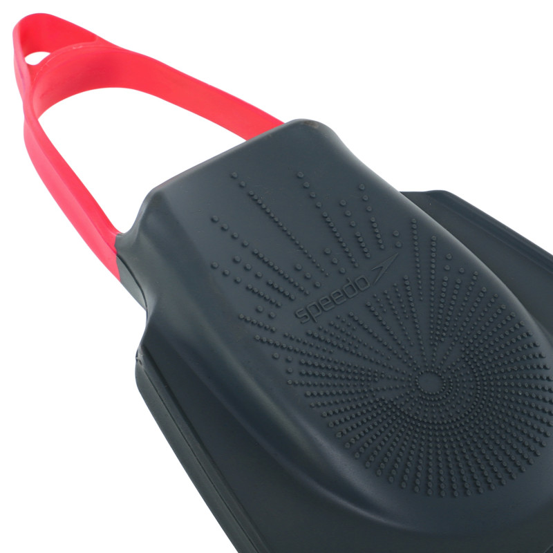 Ласти для тренувань в басейні короткі з відкритою п'ятою SPEEDO BIOFUSE FITNESS 8087669068 розмір 34-48 чорний-рожевий