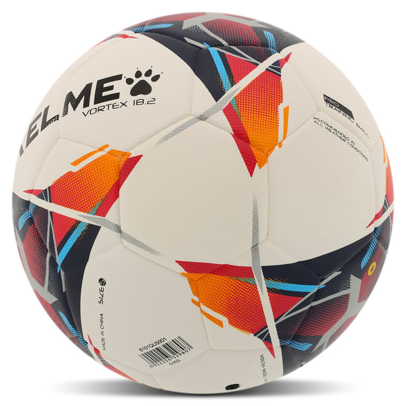 М'яч футбольний KELME VORTEX 18.2 8101QU5001-9423-5 №5 PU