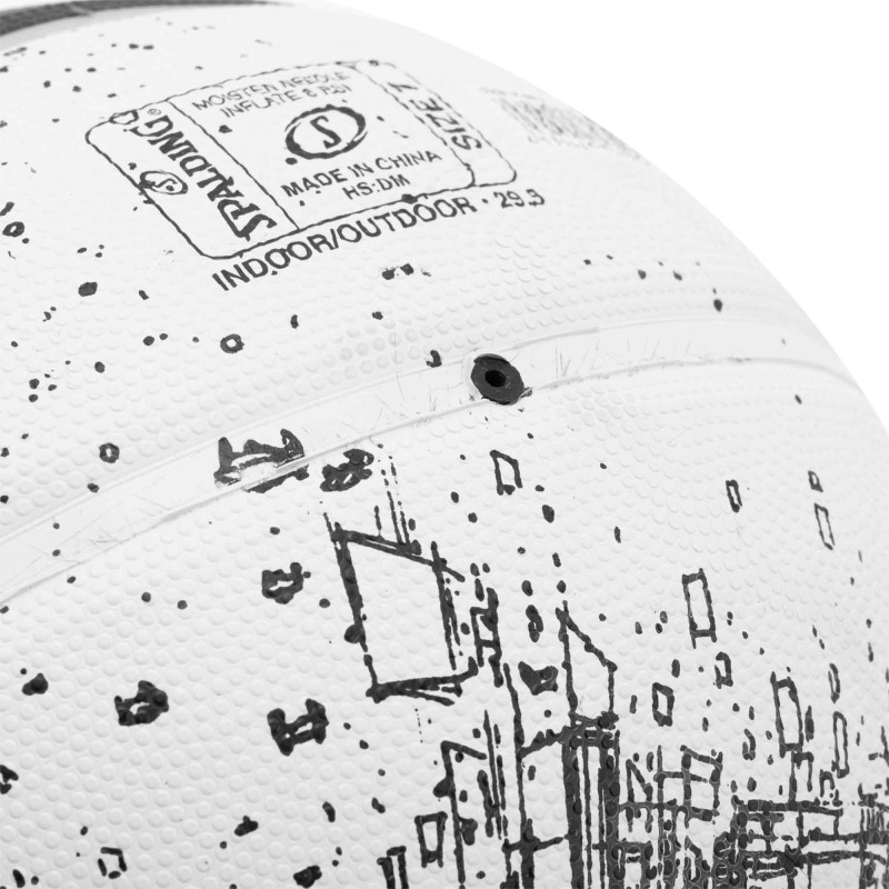 М'яч баскетбольний гумовий SPALDING SKETCH 84447Y розмір 7 чорний