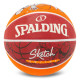 М'яч баскетбольний гумовий SPALDING SKETCH CRACK 84451Y розмір 7 червоний