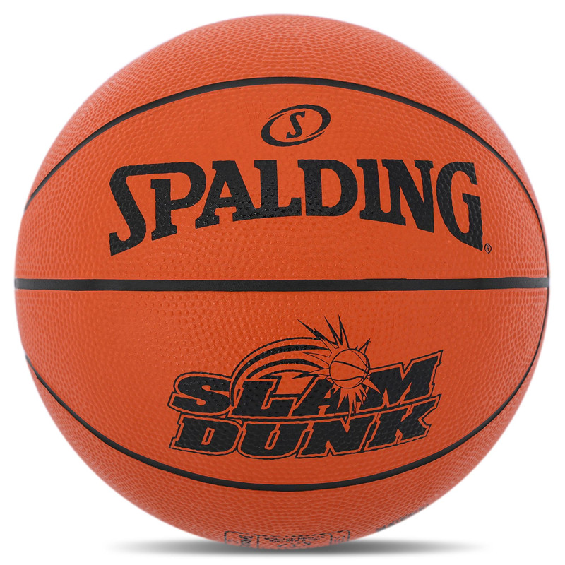 М'яч баскетбольний гумовий SPALDING SLAM DUNK 84584Z №5 помаранчевий
