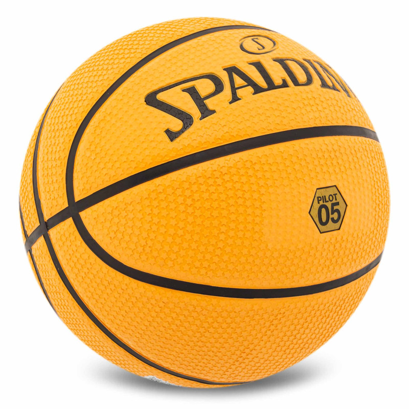 М'яч баскетбольний гумовий SPALDING 85011Y розмір 7 бежевий
