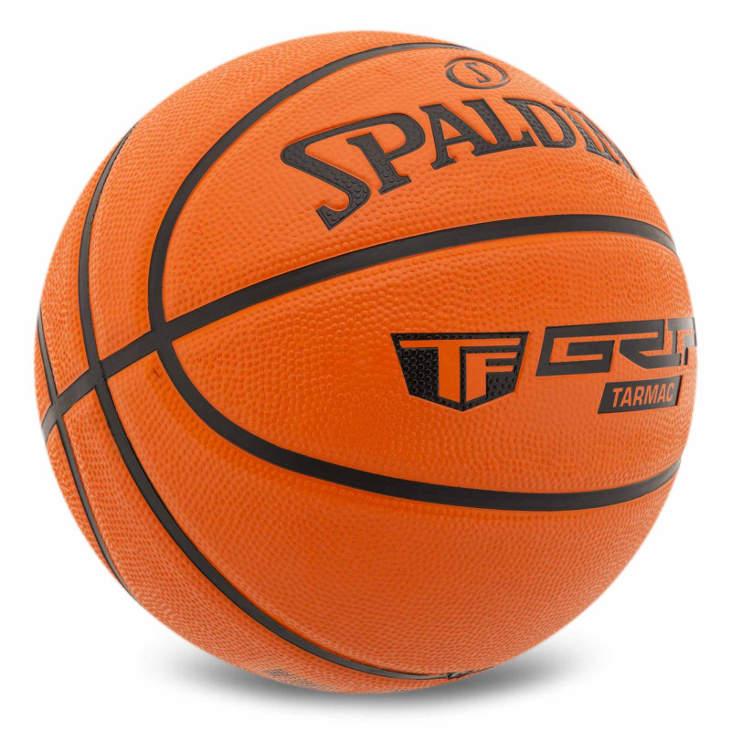 М'яч баскетбольний гумовий SPALDING TF TARMAC GRIP 85102YREV1 розмір 7 помаранчевий