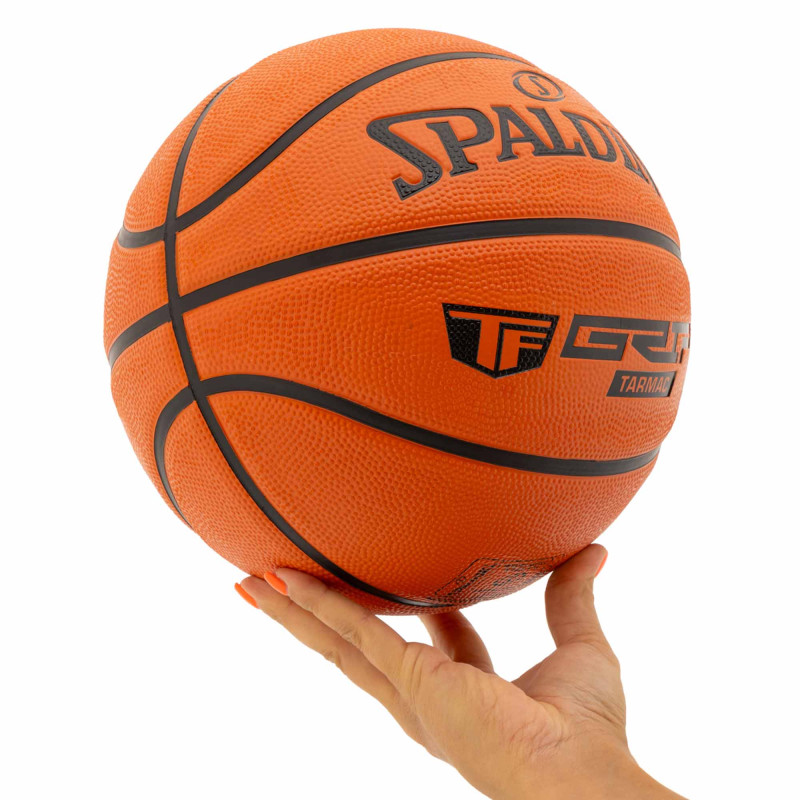 М'яч баскетбольний гумовий SPALDING TF TARMAC GRIP 85102YREV1 розмір 7 помаранчевий