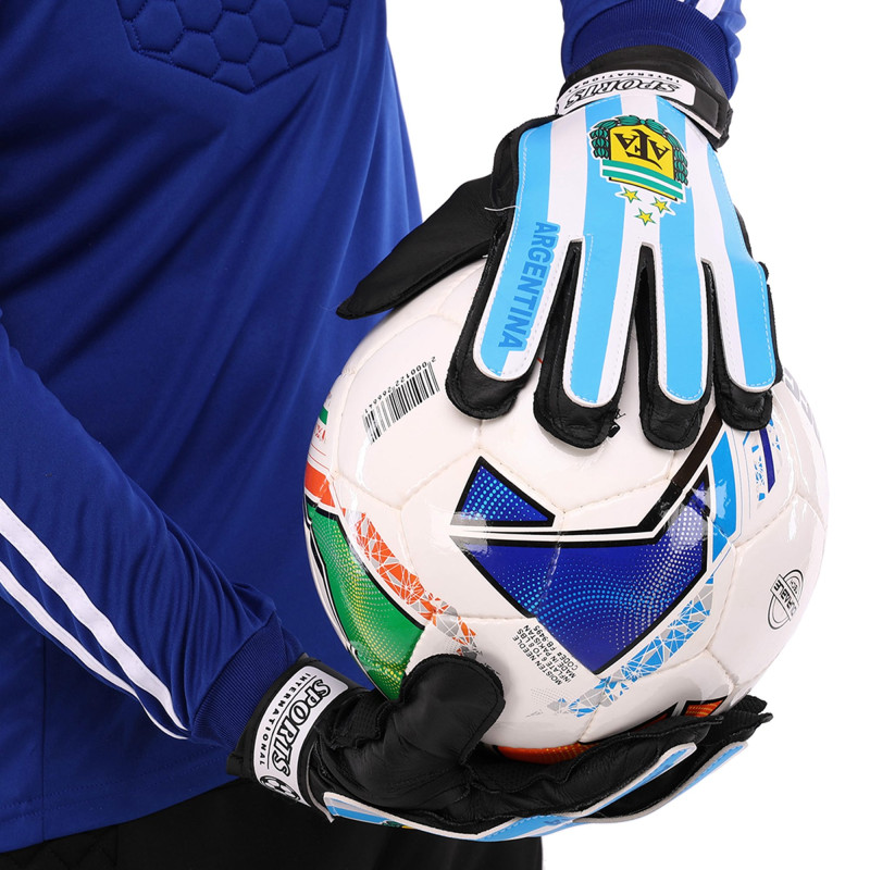 Рукавиці воротарські дитячі із символікою футбольних клубів SP-Sport 8991 S-L кольори в асортименті