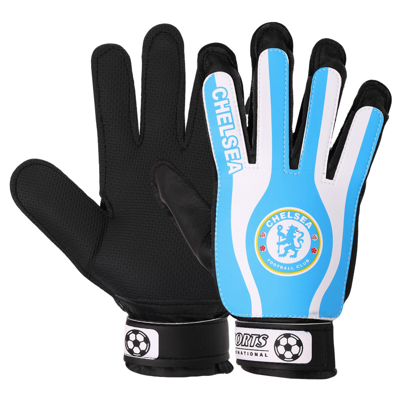 Рукавиці воротарські дитячі із символікою футбольних клубів SP-Sport 8991 S-L кольори в асортименті