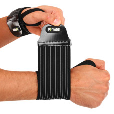 Бинти кистьові для жиму STRENGTH WRIST WRAPS MUTE 9002 2штуки чорний