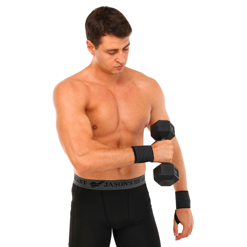 Бинти кистьові для жиму STRENGTH WRIST WRAPS MUTE 9002 2штуки чорний