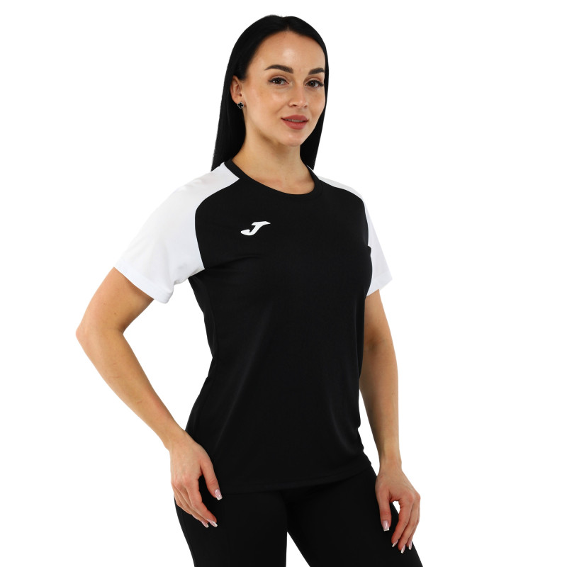 Футболка жіноча Joma ACADEMY IV 901335-102 2XS-L чорний-білий